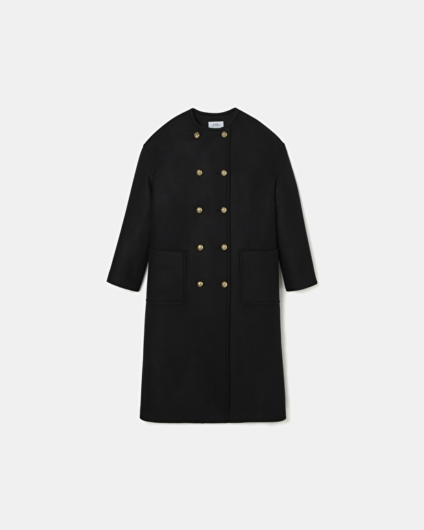 Manteau Mertia Manteau long noir ZAPA