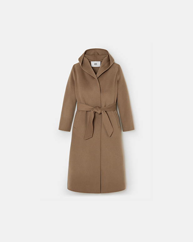 Manteau Mystere Manteau long peignoir camel ZAPA