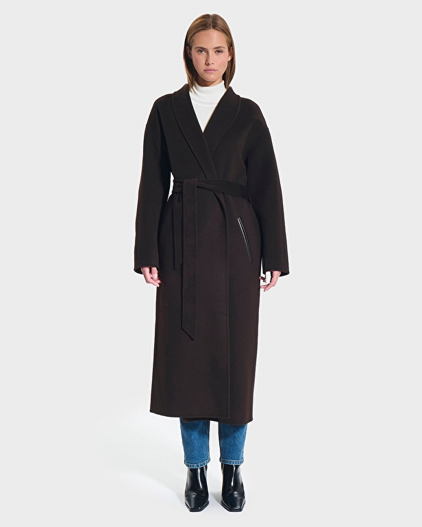 Manteau Minesotan Manteau peignoir chocolat ZAPA