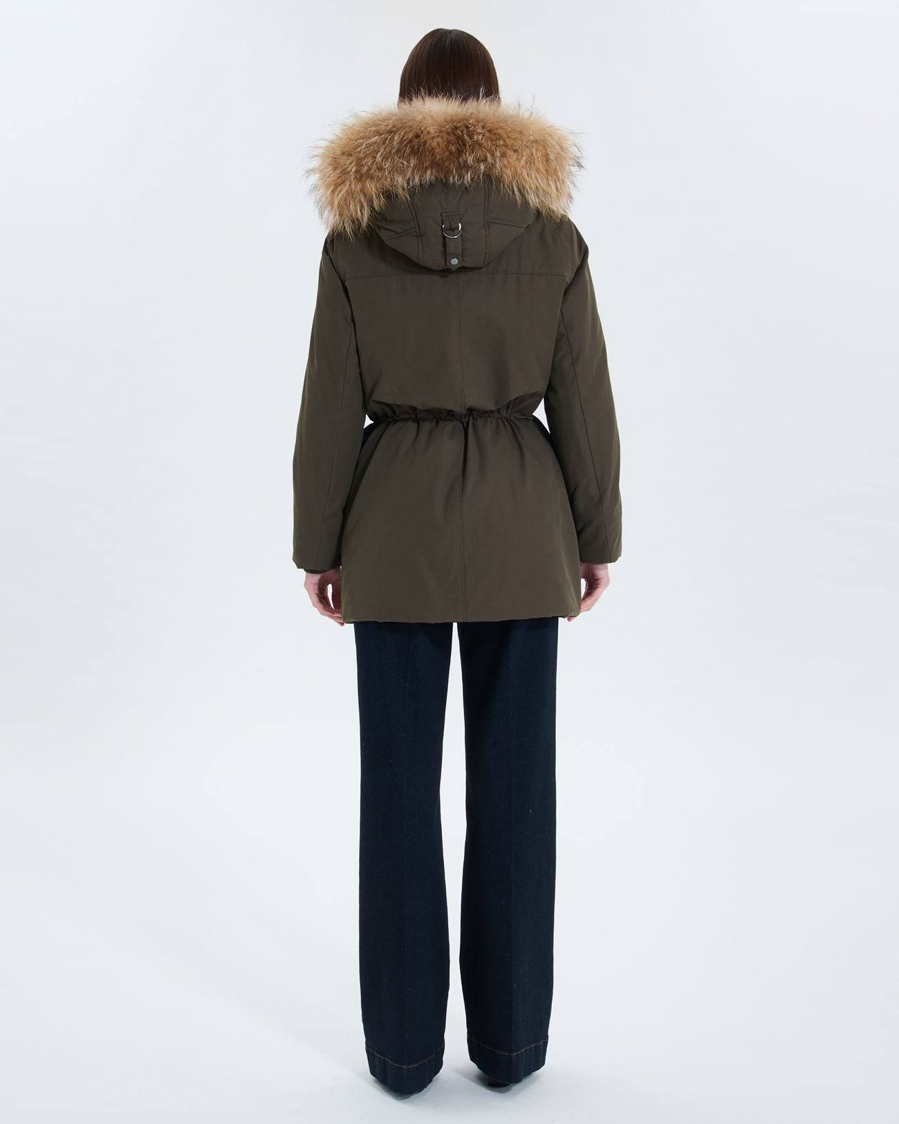 Parka Parson Parka mi-longue kaki ZAPA