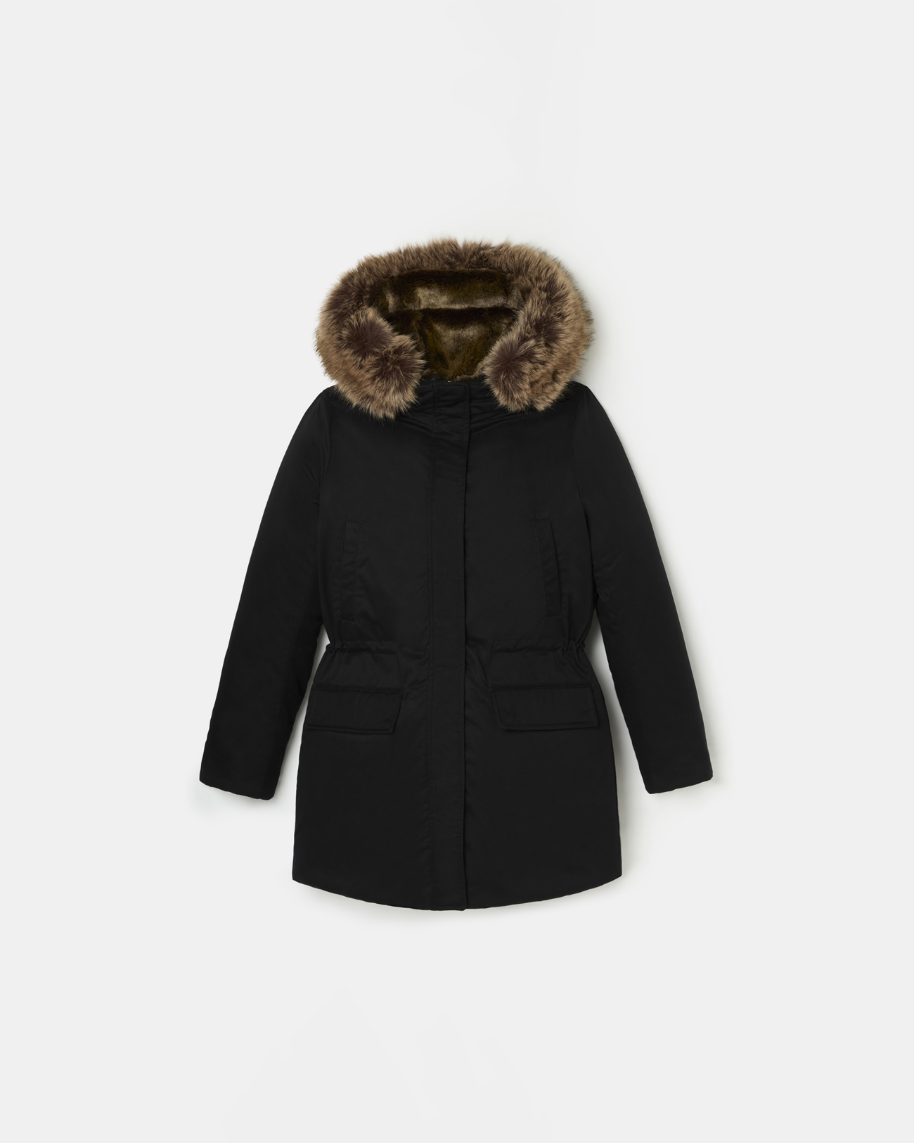 Parka Parsonf Parka mi-longue noire ZAPA