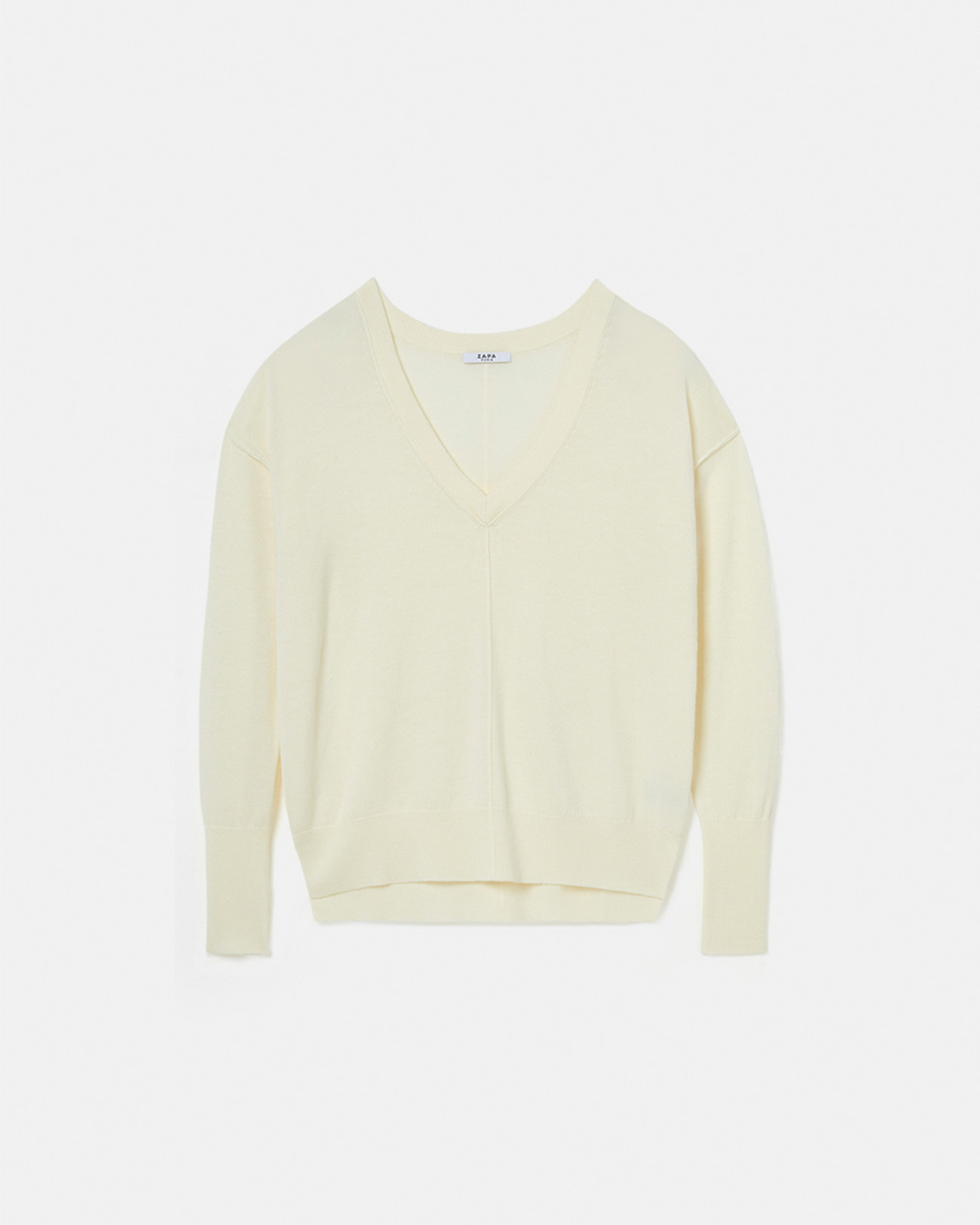 Pull Pucci Pull col V &eacute;cru ZAPA