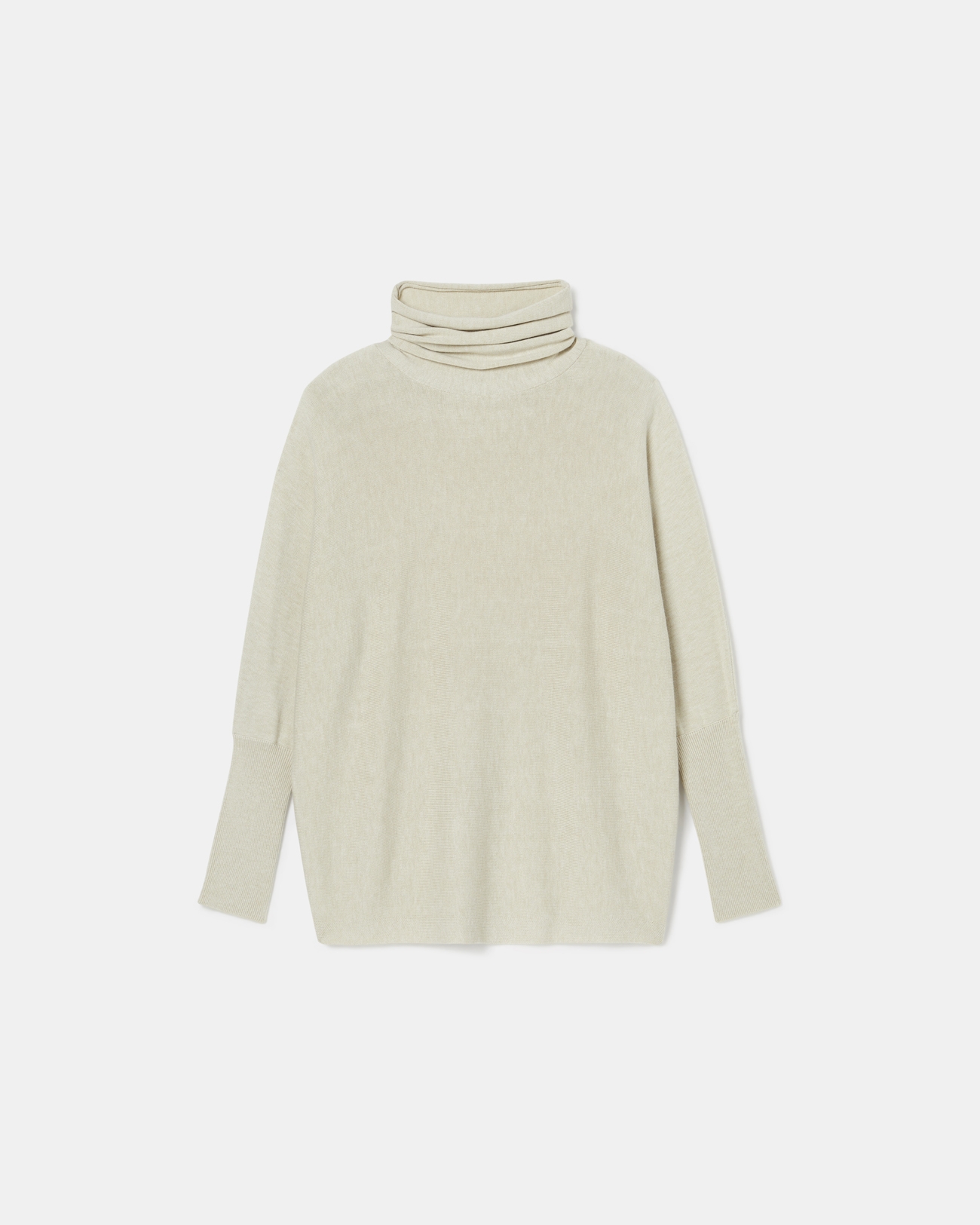 Pull Pruna Pull col roul&eacute; beige ZAPA