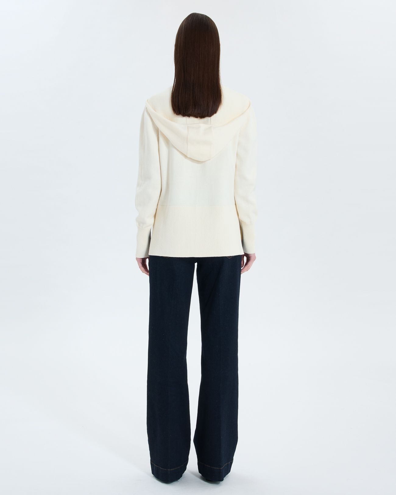 Pull Novalie Pull &agrave; capuche &eacute;cru ZAPA