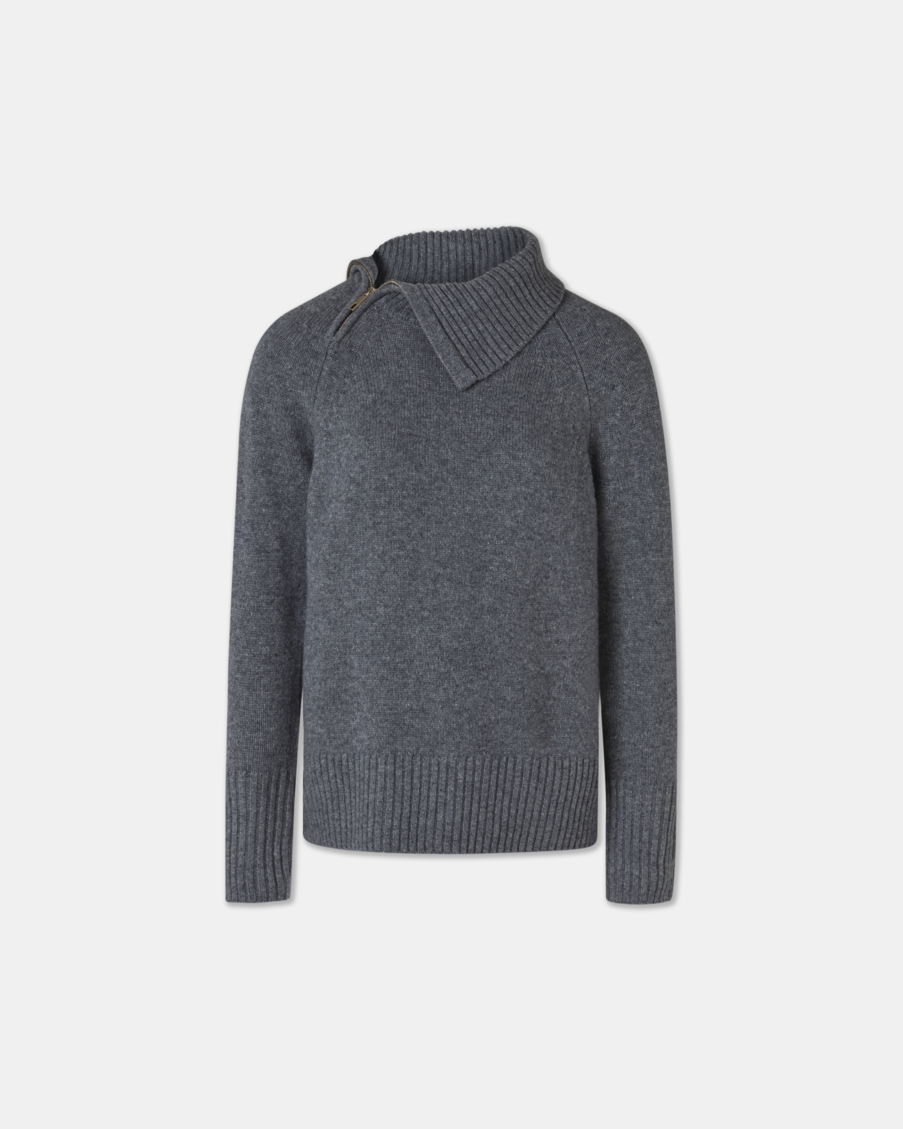 Pull Nuala Pull en laine gris chin&eacute; ZAPA