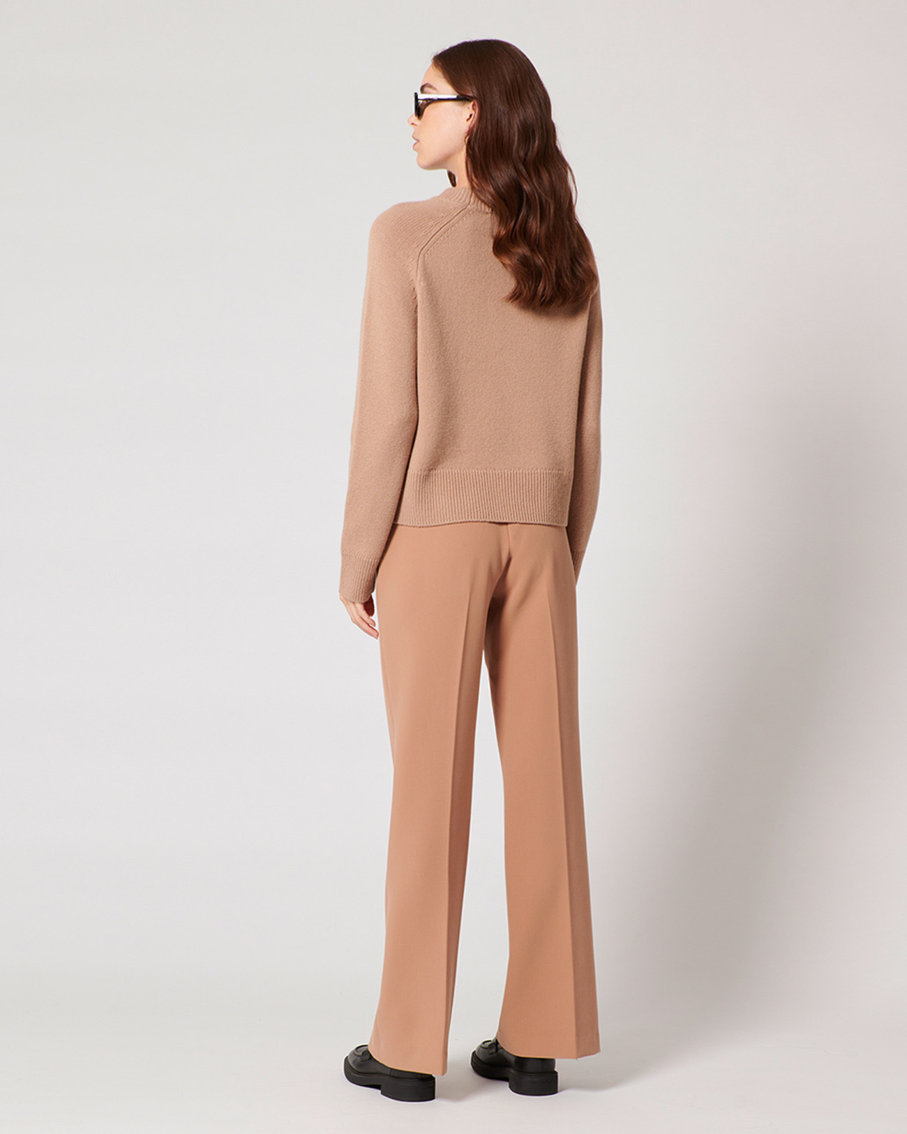 Pull Neona Pull en laine camel ZAPA