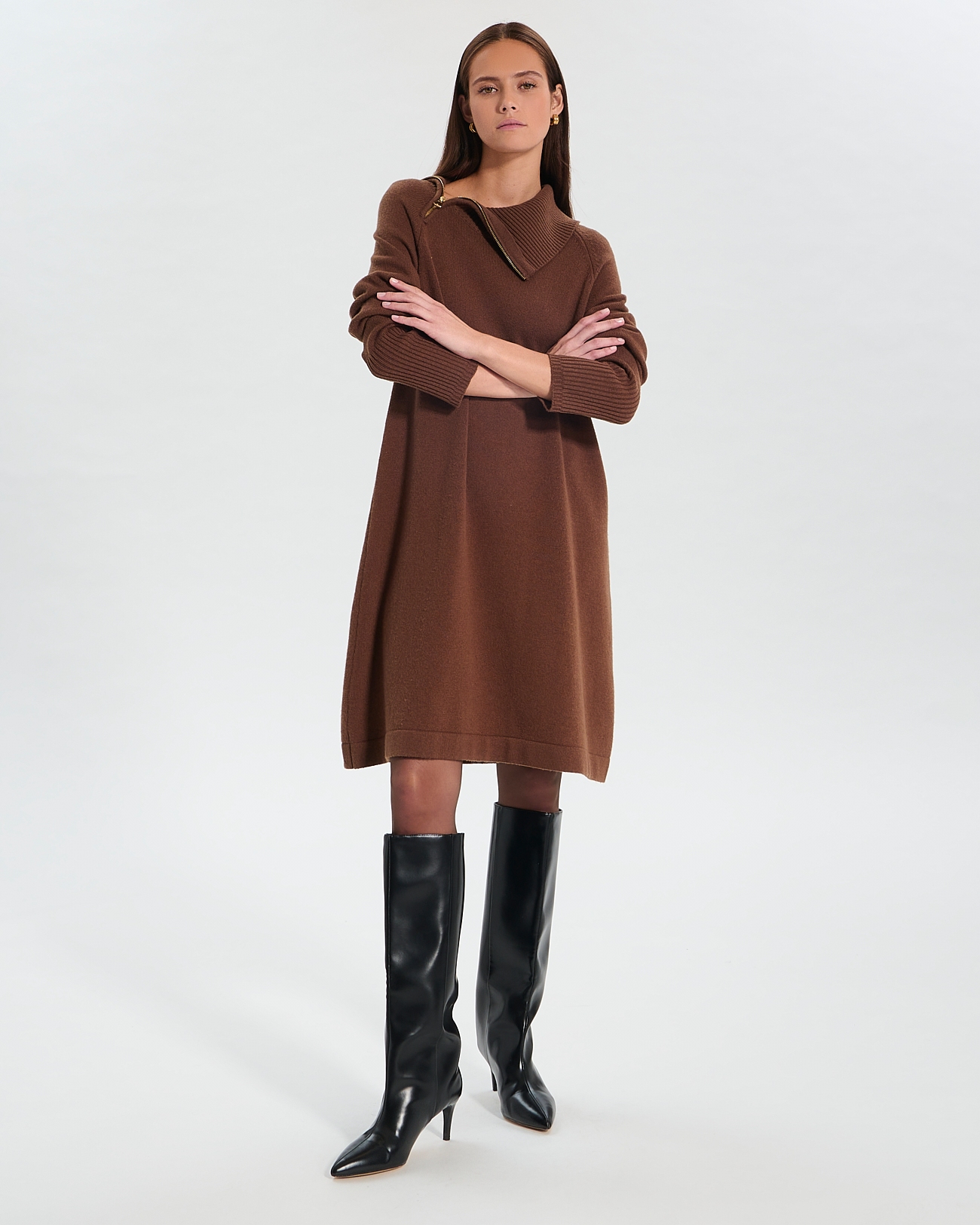 Robe Robertina Robe maille en laine ZAPA