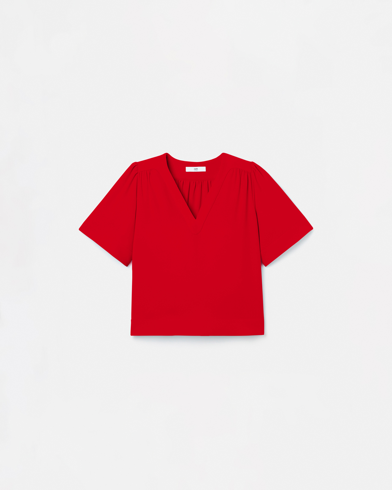Top Tahiel Top fluide rouge ZAPA