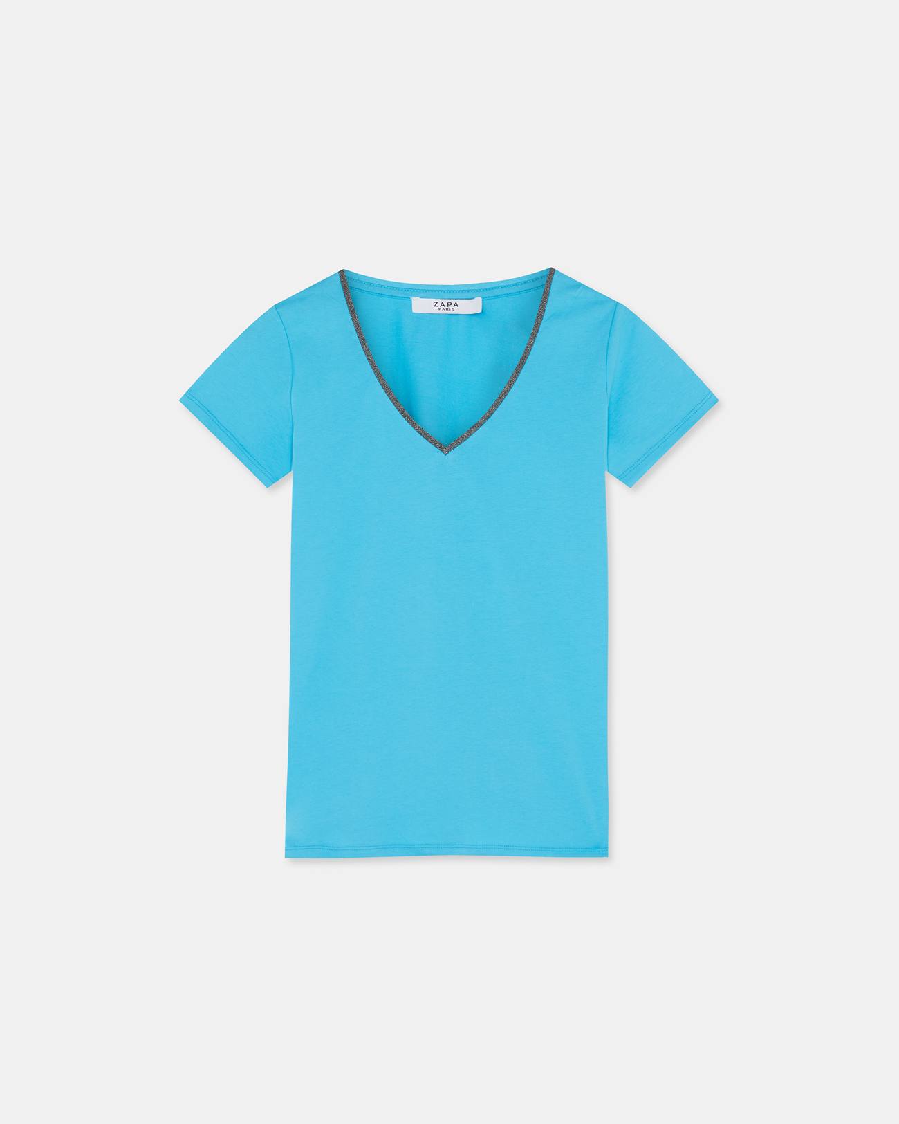 Top Tasmanie Top coton bleu ZAPA