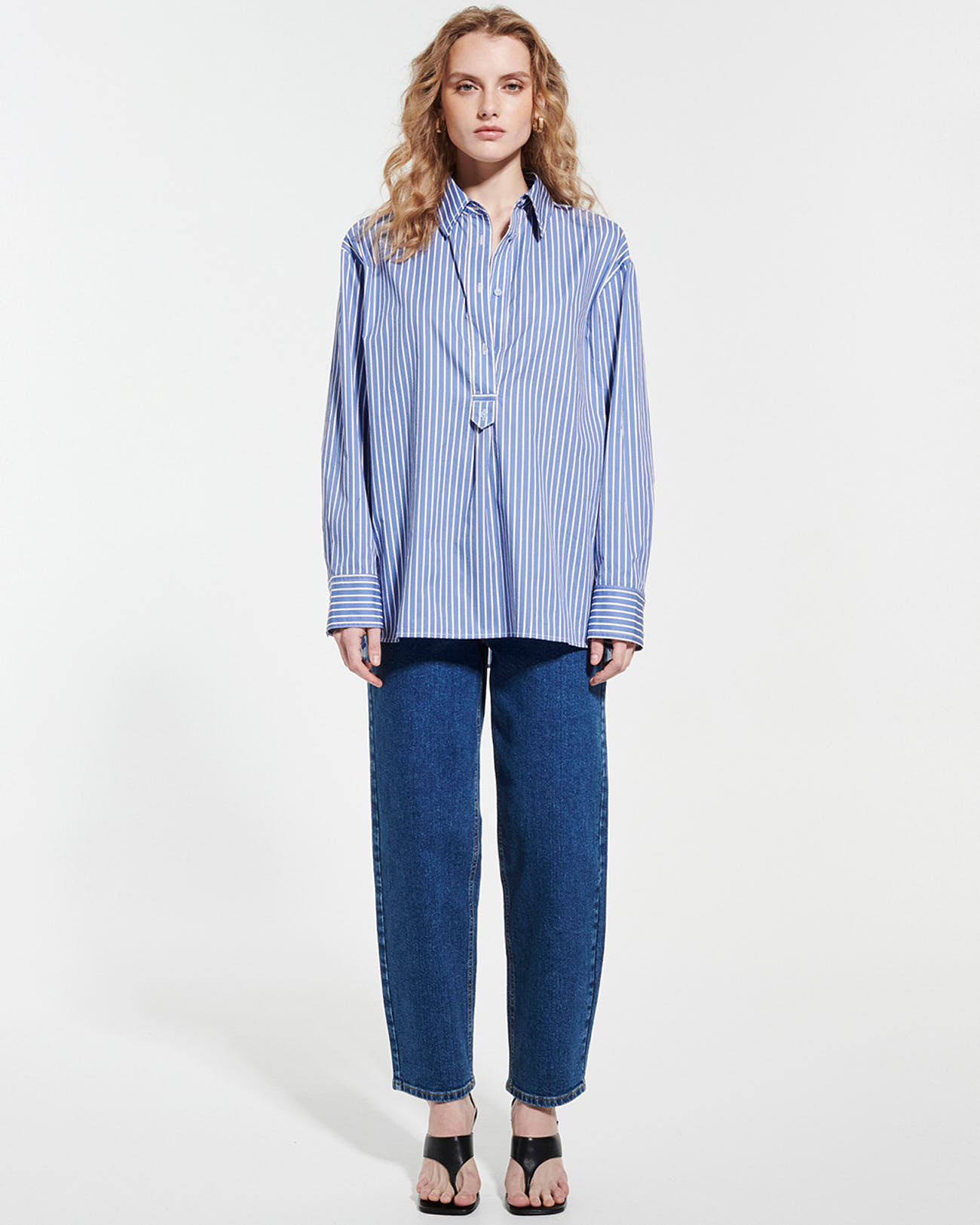 Chemise Casablanca Chemise oversize &agrave; rayures ZAPA