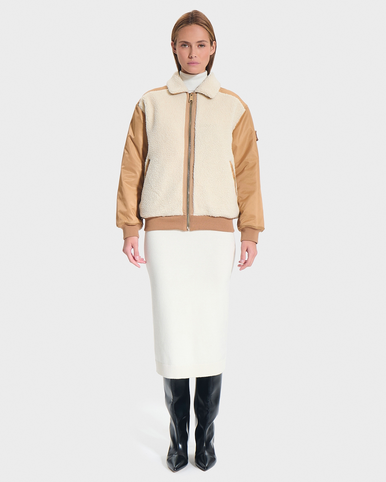 Bomber Baptiste Bomber Schott x Zapa camel / &Eacute;dition Limit&eacute;e ZAPA