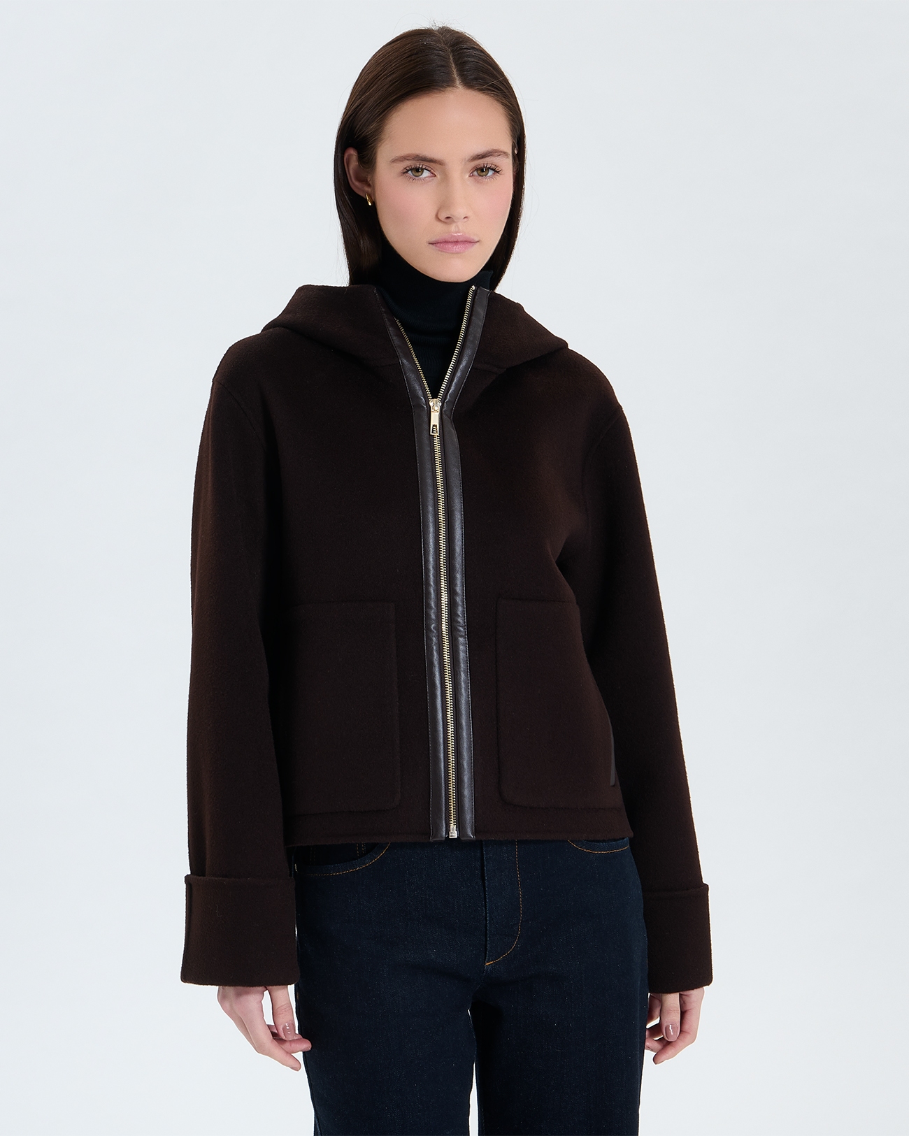Manteau Marjy Manteau Marjy chocolat ZAPA