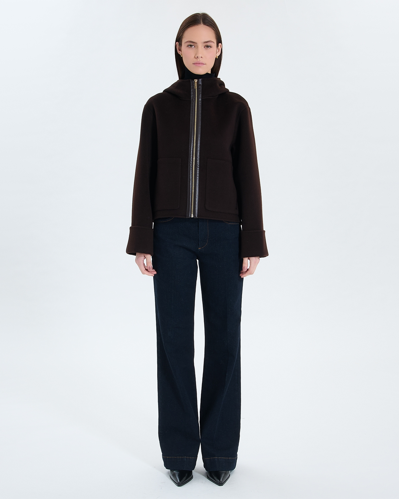 Manteau Marjy Manteau Marjy chocolat ZAPA