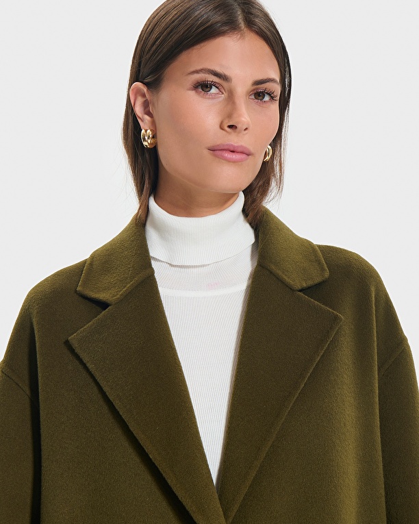 Manteau Maela Manteau long kaki ZAPA