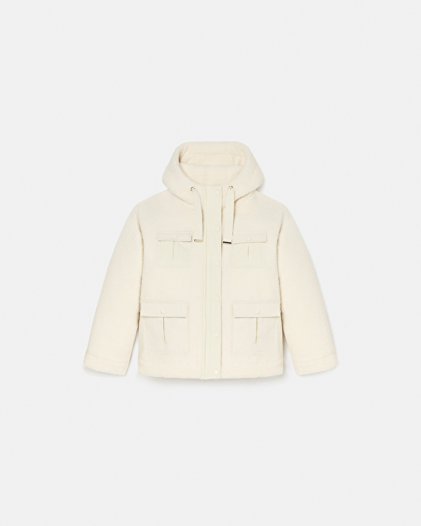 Parka Poggy Parka façon saharienne écrue ZAPA