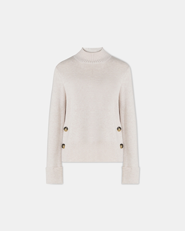 Pull Nagara Pull ample écru ZAPA
