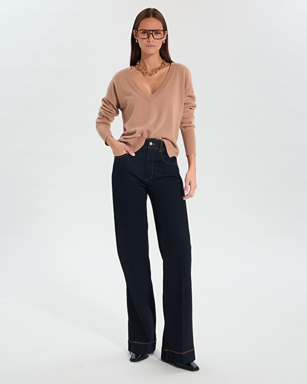 Pull Pucci Pull en cachemire Camel ZAPA