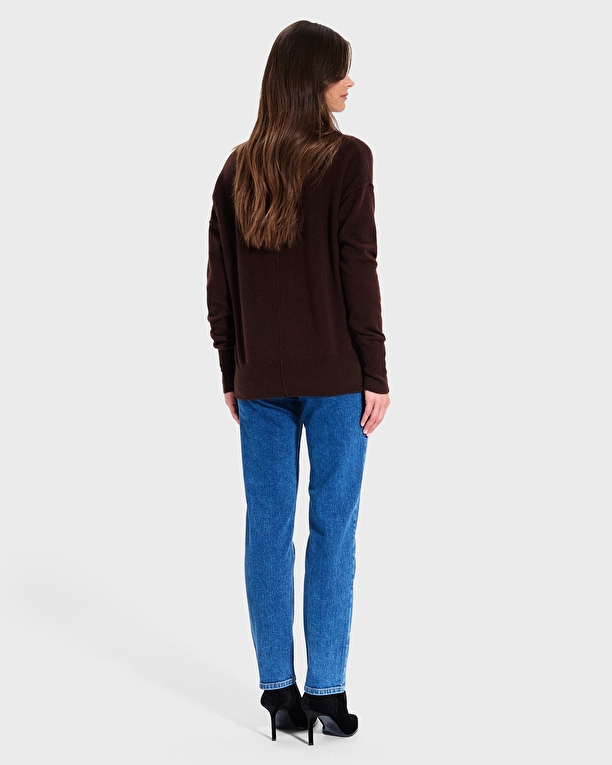 Pull Pucci Pull Pucci chocolat en cachemire ZAPA