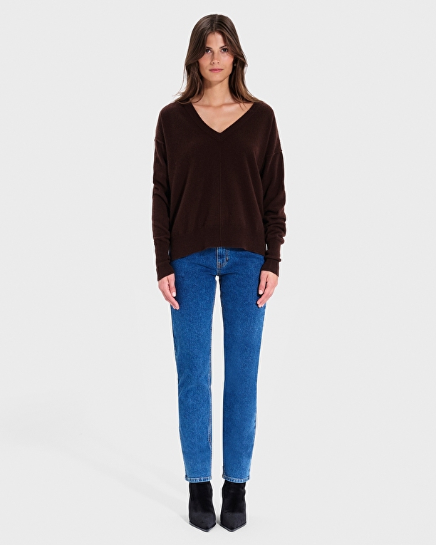 Pull Pucci Pull Pucci chocolat en cachemire ZAPA