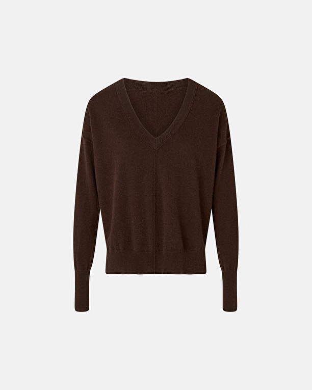 Pull Pucci Pull Pucci chocolat en cachemire ZAPA