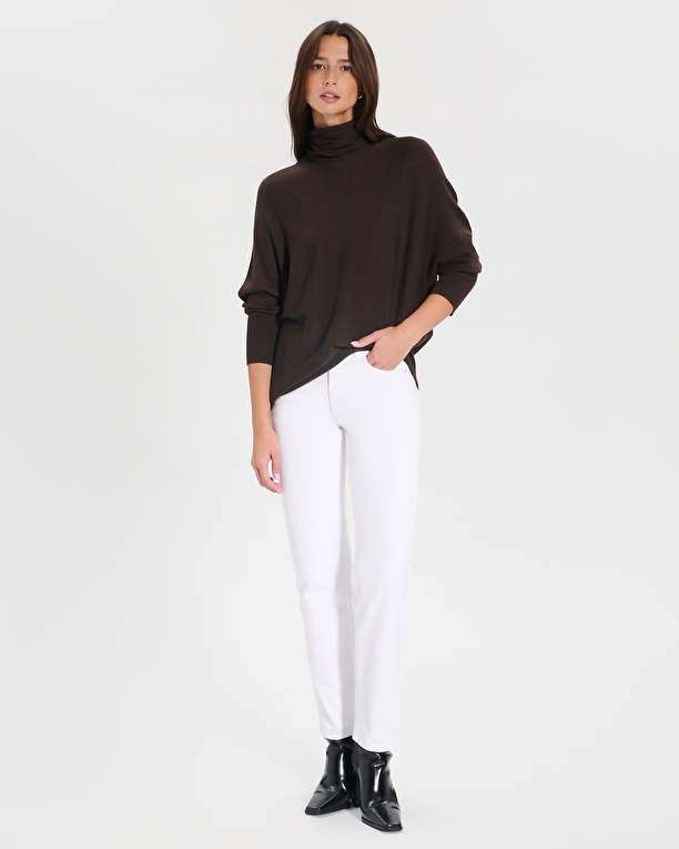 Pull Pruna Pull col roulé chocolat ZAPA