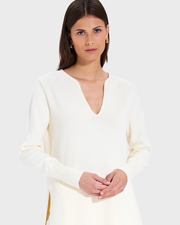Pull Nalani Pull ample écru ZAPA