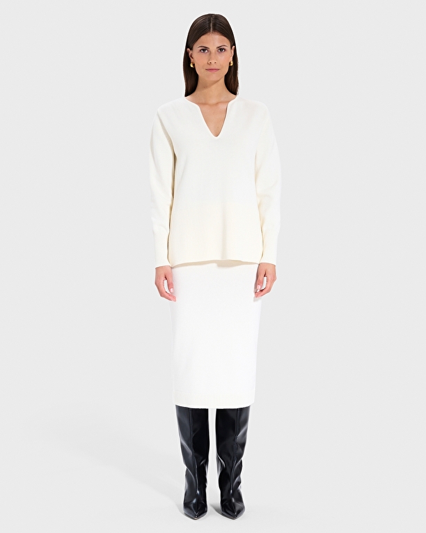 Pull Nalani Pull ample écru ZAPA