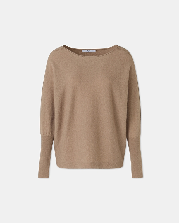 Pull Penseeboat Pull Penseeboat camel en cachemire ZAPA
