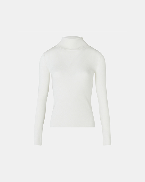Pull Norvind Pull fin col roulé écru ZAPA