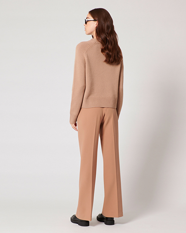 Pull Neona Pull en laine camel ZAPA