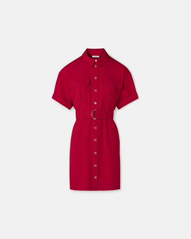 Robe Royo Robe saharienne rouge ZAPA