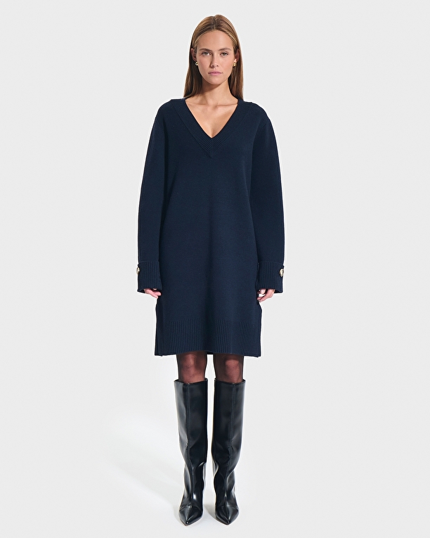Robe Rigatoni Robe en maille nocturne ZAPA