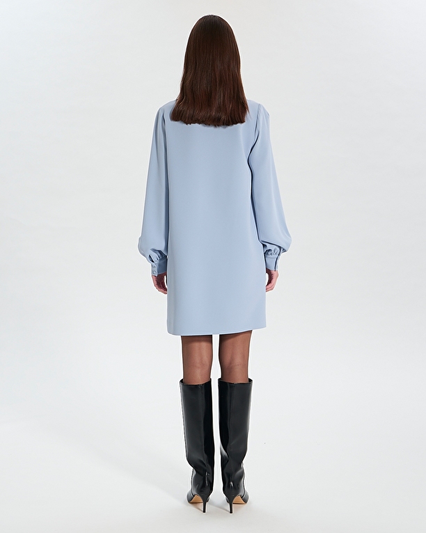 Robe Rheala Robe droite bleu ciel ZAPA