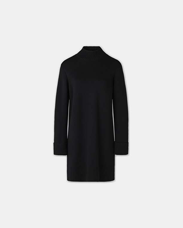 Robe Ritan Robe courte en maille noire ZAPA