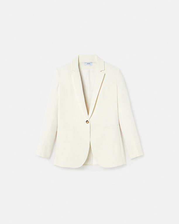 Veste Victorina Veste de tailleur en crêpe écrue ZAPA