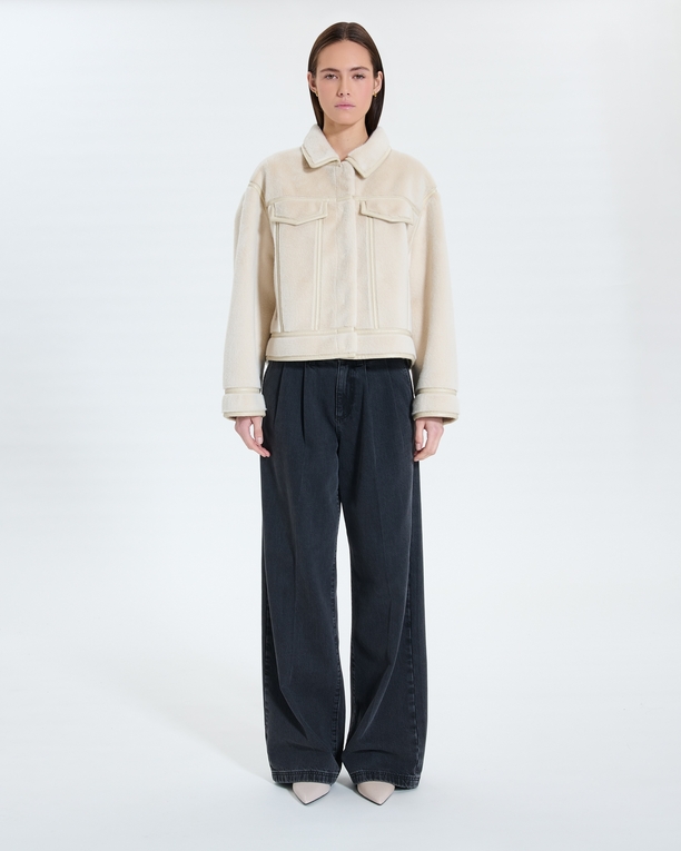 Veste Monge Veste réversible écrue ZAPA