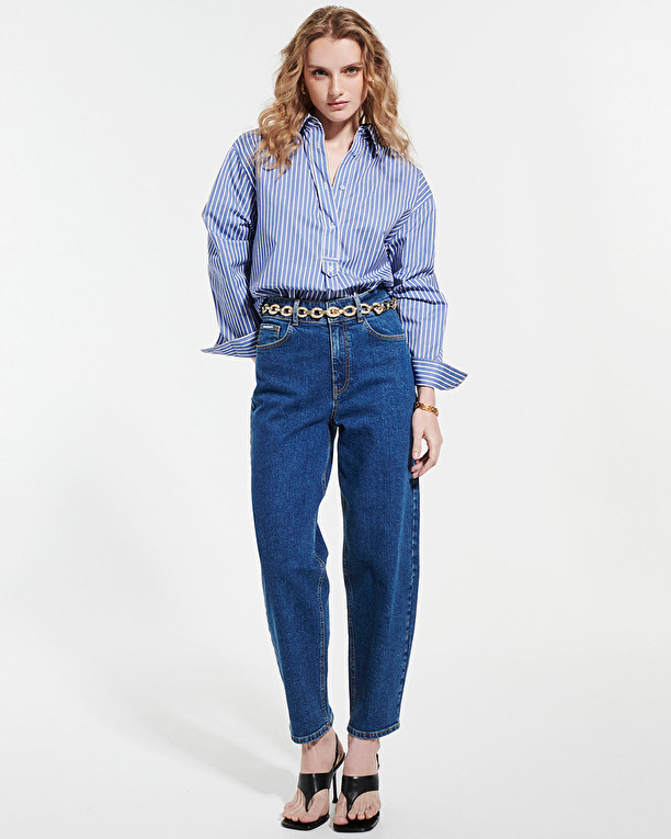 Chemise Casablanca Chemise oversize à rayures ZAPA