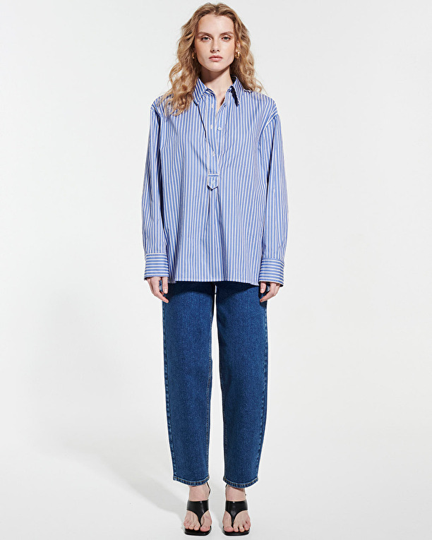 Chemise Casablanca Chemise oversize à rayures ZAPA