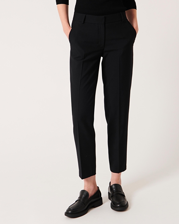 Pantalon paul Pantalon ajusté noir ZAPA