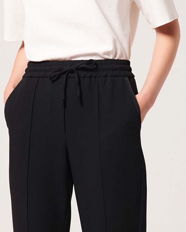 Pantalon Piel Pantalon à taille élastique noir ZAPA