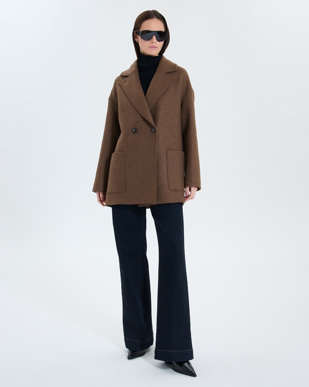 Manteau Mirando Manteau court noisette ZAPA