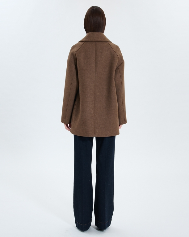 Manteau Mirando Manteau court noisette ZAPA