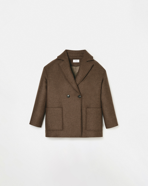 Manteau Mirando Manteau court noisette ZAPA