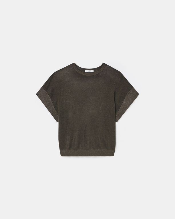Pull Pradel Pull manches courtes taupe ZAPA