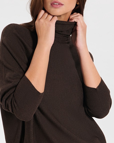 Pull pruna pull col roul&eacute; chocolat zapa