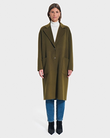 Manteau Maela Manteau long kaki ZAPA