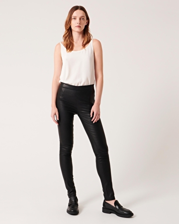 Pantalon Piya Pantalon skinny cuir noir ZAPA
