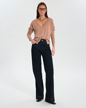 Pull Pucci Pull en cachemire Camel ZAPA