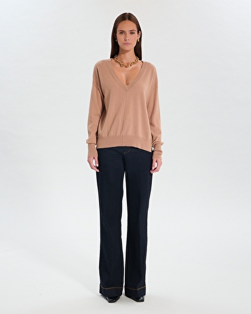 Pull Pucci Pull en cachemire Camel ZAPA
