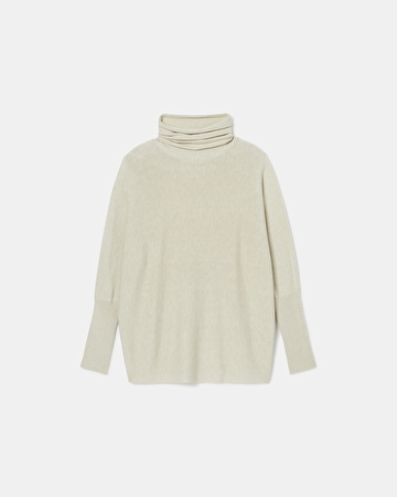 Pull Pruna Pull col roul&eacute; beige ZAPA